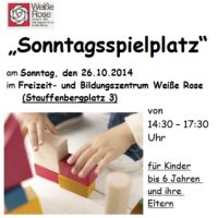 FBZ Weie Rose: Sonntagsspielplatz